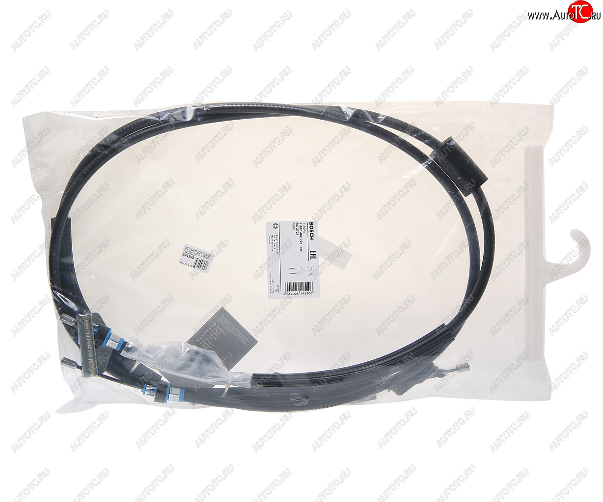 2 349 р. Трос стояночного тормоза FORD Focus (04-08),C-Max (10-) задний BOSCH BOSCH 1987482721  с доставкой в г. Воронеж