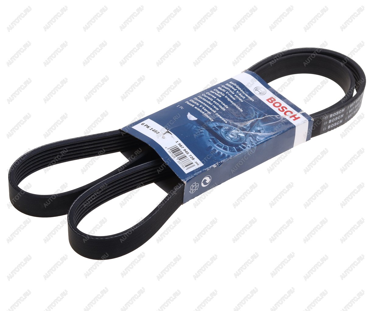 1 199 р. Ремень приводной поликлиновой 6PK1453 PEUGEOT Partner BOSCH BOSCH 1987945728  с доставкой в г. Воронеж