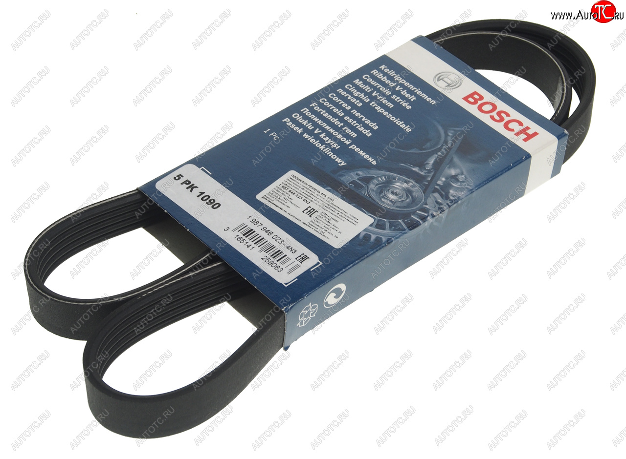 769 р. Ремень приводной поликлиновой 5РК1090 BOSCH BOSCH 1987946023  с доставкой в г. Воронеж