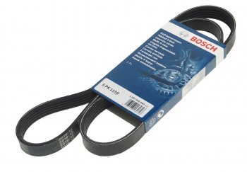 799 р. Ремень приводной поликлиновой 5PK1150 BOSCH BOSCH 1987946040  с доставкой в г. Воронеж. Увеличить фотографию 1