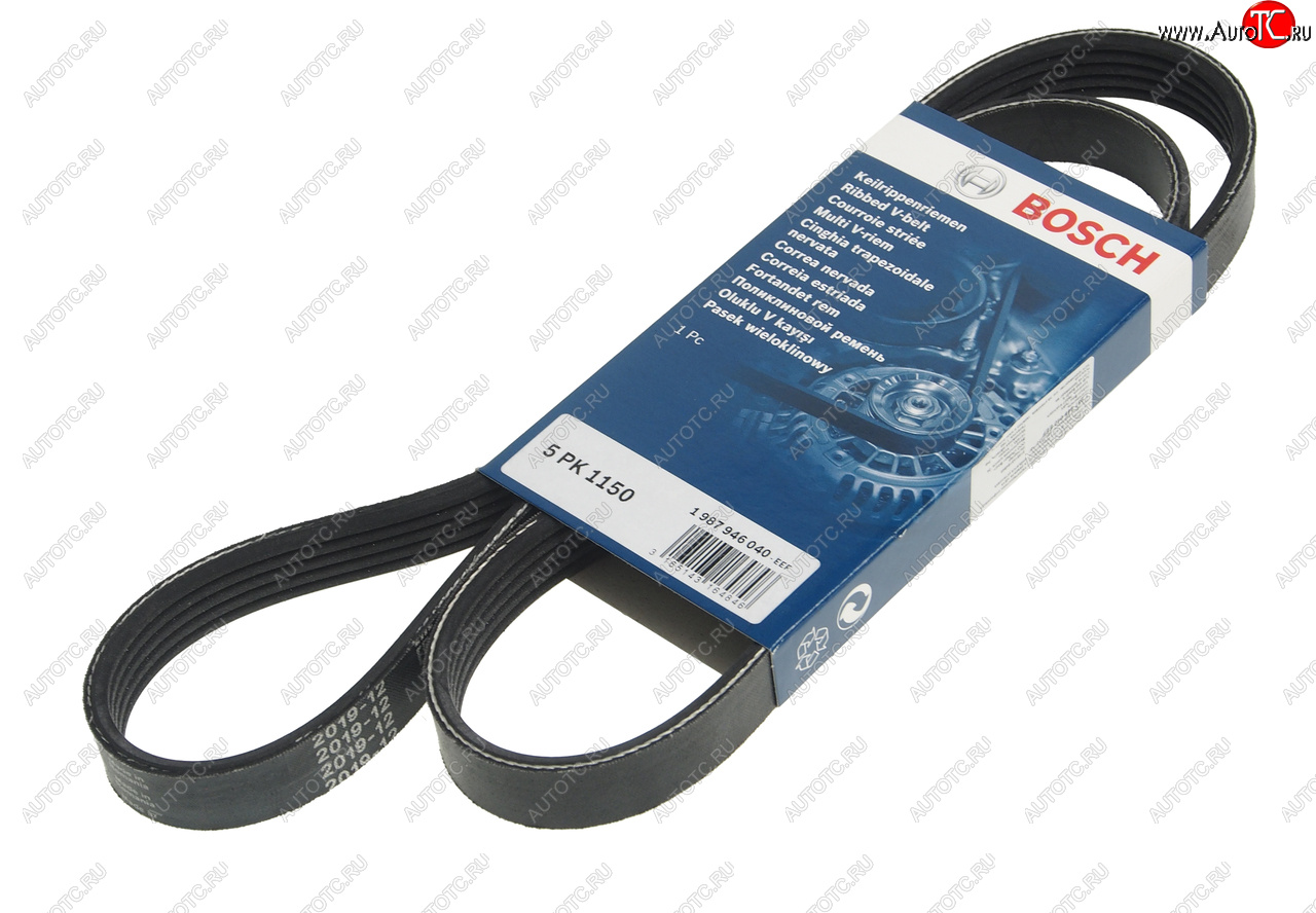 799 р. Ремень приводной поликлиновой 5PK1150 BOSCH BOSCH 1987946040  с доставкой в г. Воронеж
