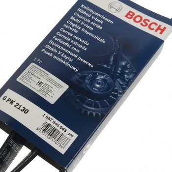 1 959 р. Ремень приводной поликлиновой 6PK2130 BOSCH BOSCH 1987946043  с доставкой в г. Воронеж. Увеличить фотографию 2