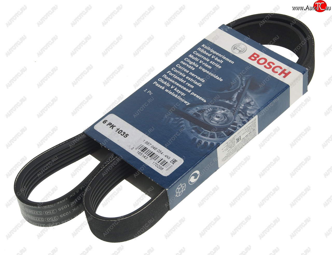 789 р. Ремень приводной поликлиновой 6PK1035 BOSCH BOSCH 1987946054  с доставкой в г. Воронеж