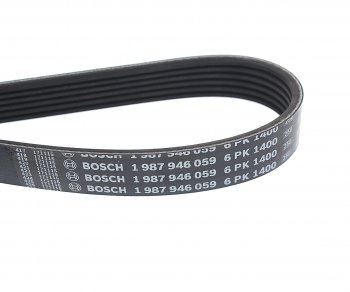 1 029 р. Ремень приводной поликлиновой 6PK1400 BOSCH BOSCH 1987946059  с доставкой в г. Воронеж. Увеличить фотографию 2