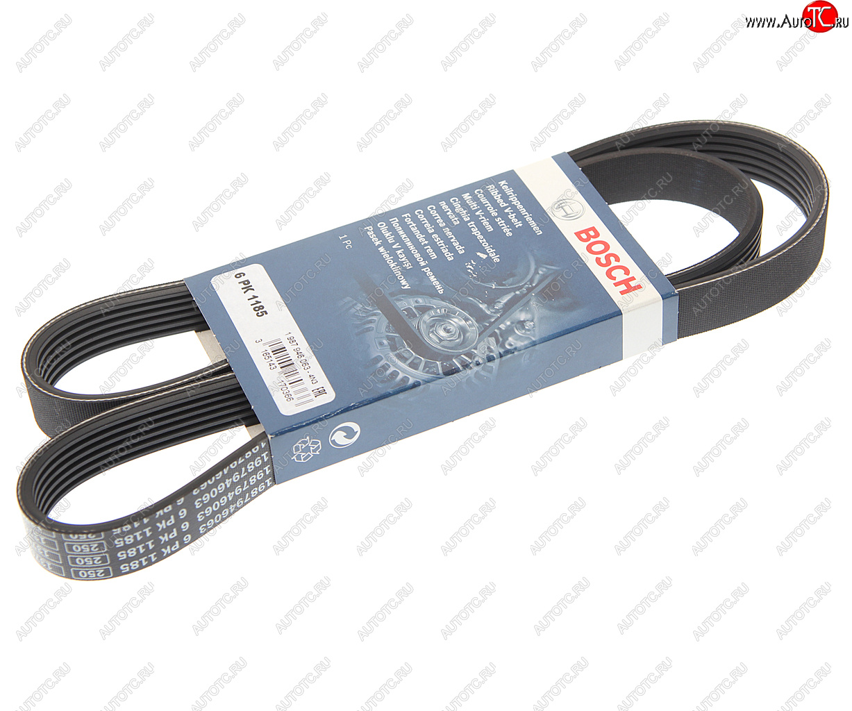 919 р. Ремень приводной поликлиновой 6PK1185 CHRYSLER Sebring (08-) BOSCH BOSCH 1987946063  с доставкой в г. Воронеж