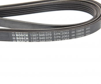 1 569 р. Ремень приводной поликлиновой 5PK2063 BOSCH BOSCH 1987946079  с доставкой в г. Воронеж. Увеличить фотографию 2