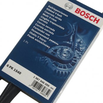 1 029 р. Ремень приводной поликлиновой 6PK1540 BOSCH BOSCH 1987946099  с доставкой в г. Воронеж. Увеличить фотографию 2