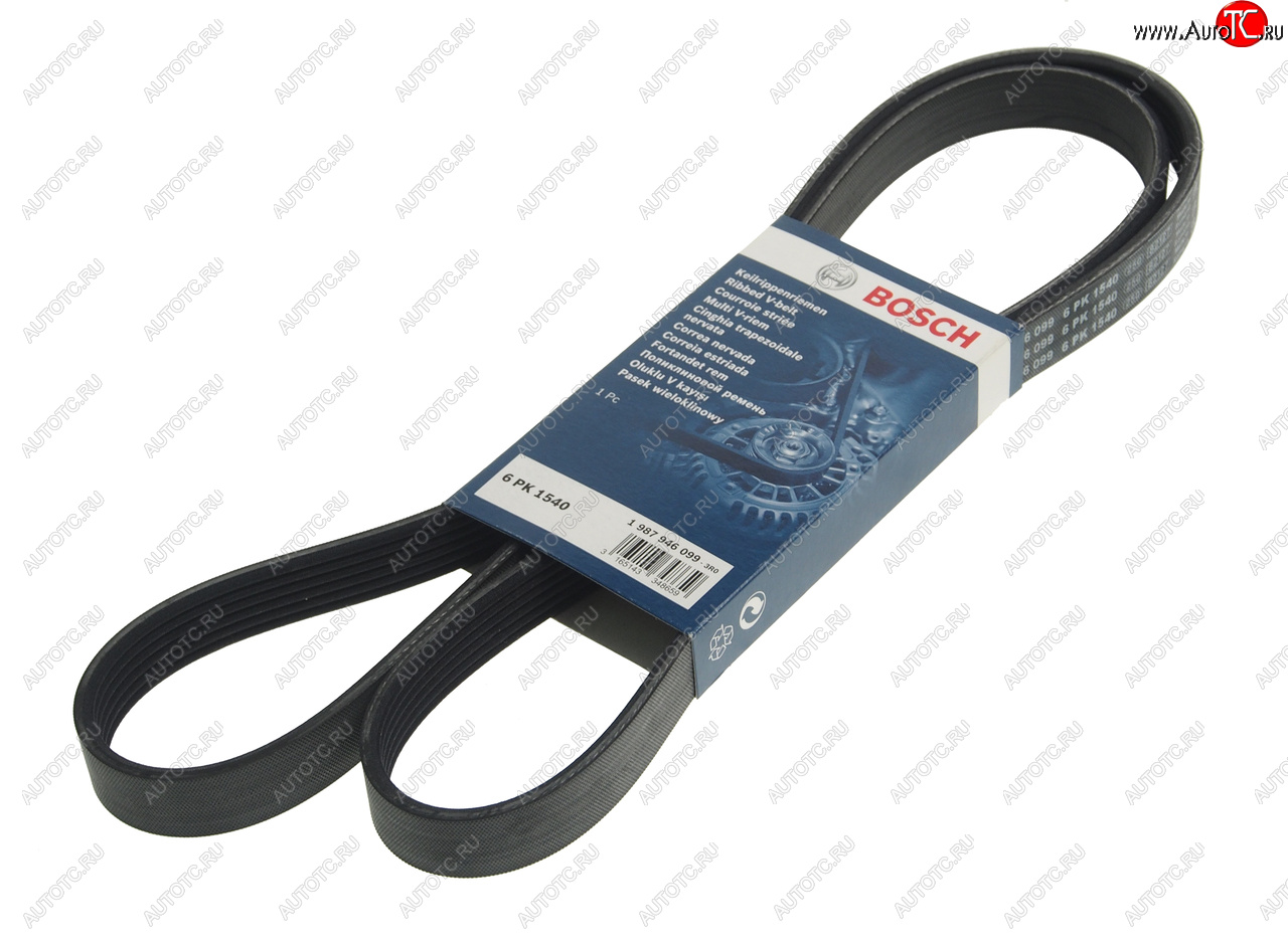 1 029 р. Ремень приводной поликлиновой 6PK1540 BOSCH BOSCH 1987946099  с доставкой в г. Воронеж