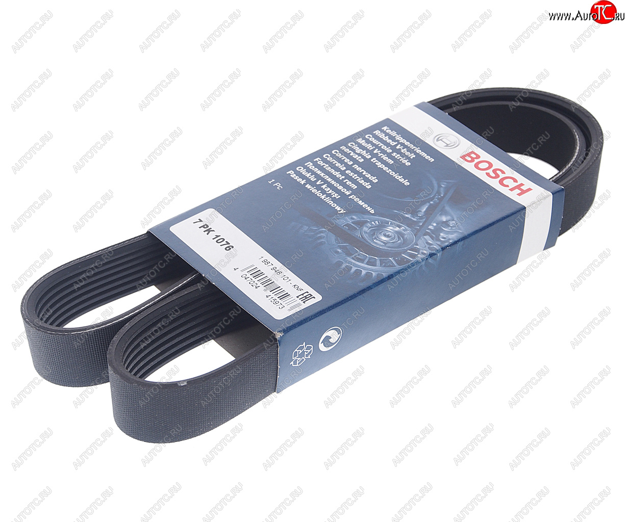 959 р. Ремень приводной поликлиновой 7PK1076 BOSCH BOSCH 1987946101  с доставкой в г. Воронеж