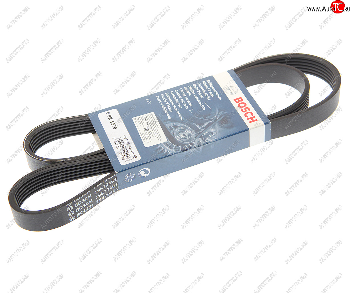 1 049 р. Ремень приводной поликлиновой 6PK1270 BOSCH BOSCH 1987946103  с доставкой в г. Воронеж