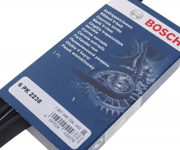 1 389 р. Ремень приводной поликлиновой 6PK2238 MERCEDES E (W211) BOSCH BOSCH 1987946104  с доставкой в г. Воронеж. Увеличить фотографию 2