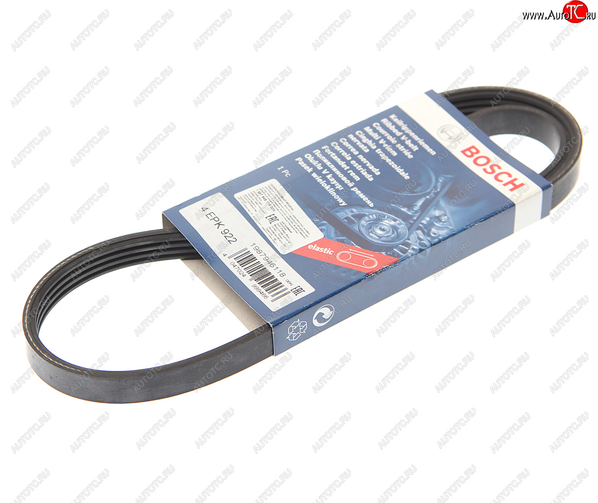 959 р. Ремень приводной поликлиновой 4EPK922 BOSCH BOSCH 1987946118  с доставкой в г. Воронеж
