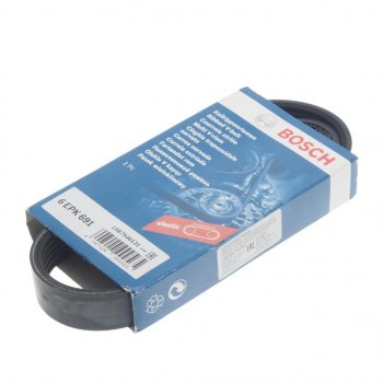 889 р. Ремень приводной поликлиновой 6PK691 BOSCH BOSCH 1987946131  с доставкой в г. Воронеж. Увеличить фотографию 1