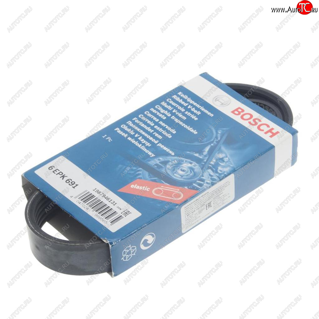 889 р. Ремень приводной поликлиновой 6PK691 BOSCH BOSCH 1987946131  с доставкой в г. Воронеж