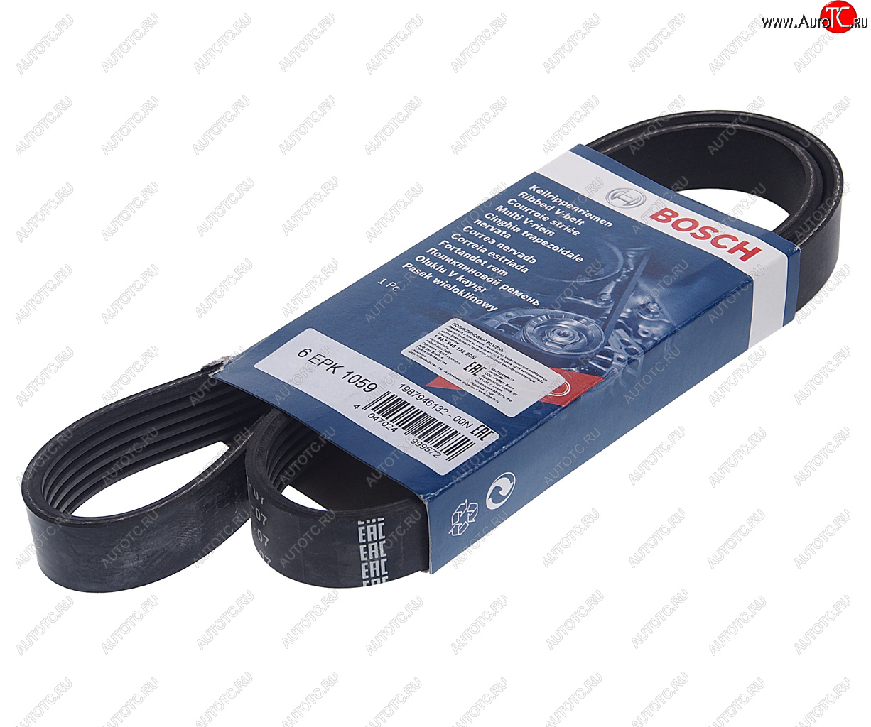 1 489 р. Ремень приводной поликлиновой 6PK1059E BOSCH BOSCH 1987946132  с доставкой в г. Воронеж