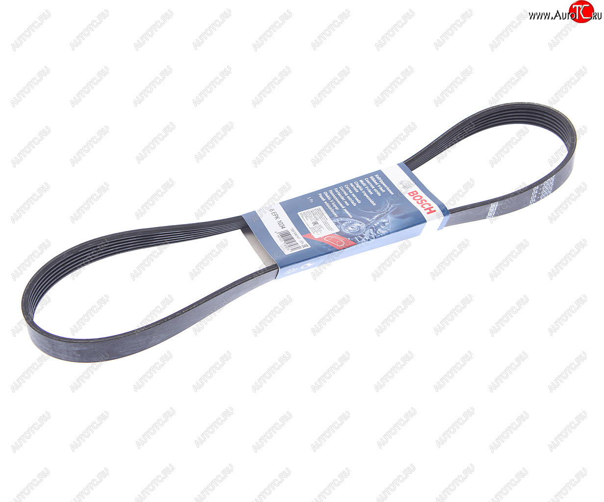 1 199 р. Ремень приводной поликлиновой 6PK1034 FORD Focus (11-) комплект BOSCH BOSCH 1987946147  с доставкой в г. Воронеж