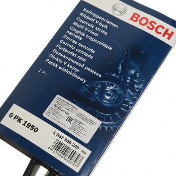 1 499 р. Ремень приводной поликлиновой 5PK1950D BOSCH BOSCH 1987946243 BOSCH 1987946243  с доставкой в г. Воронеж. Увеличить фотографию 2