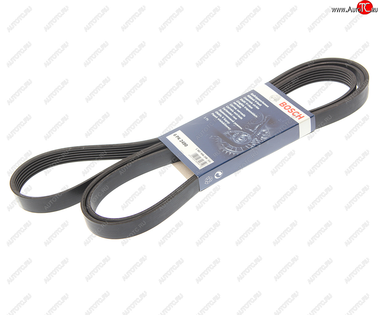 2 259 р. Ремень приводной поликлиновой 6PK2490 BOSCH BOSCH 1987946246  с доставкой в г. Воронеж