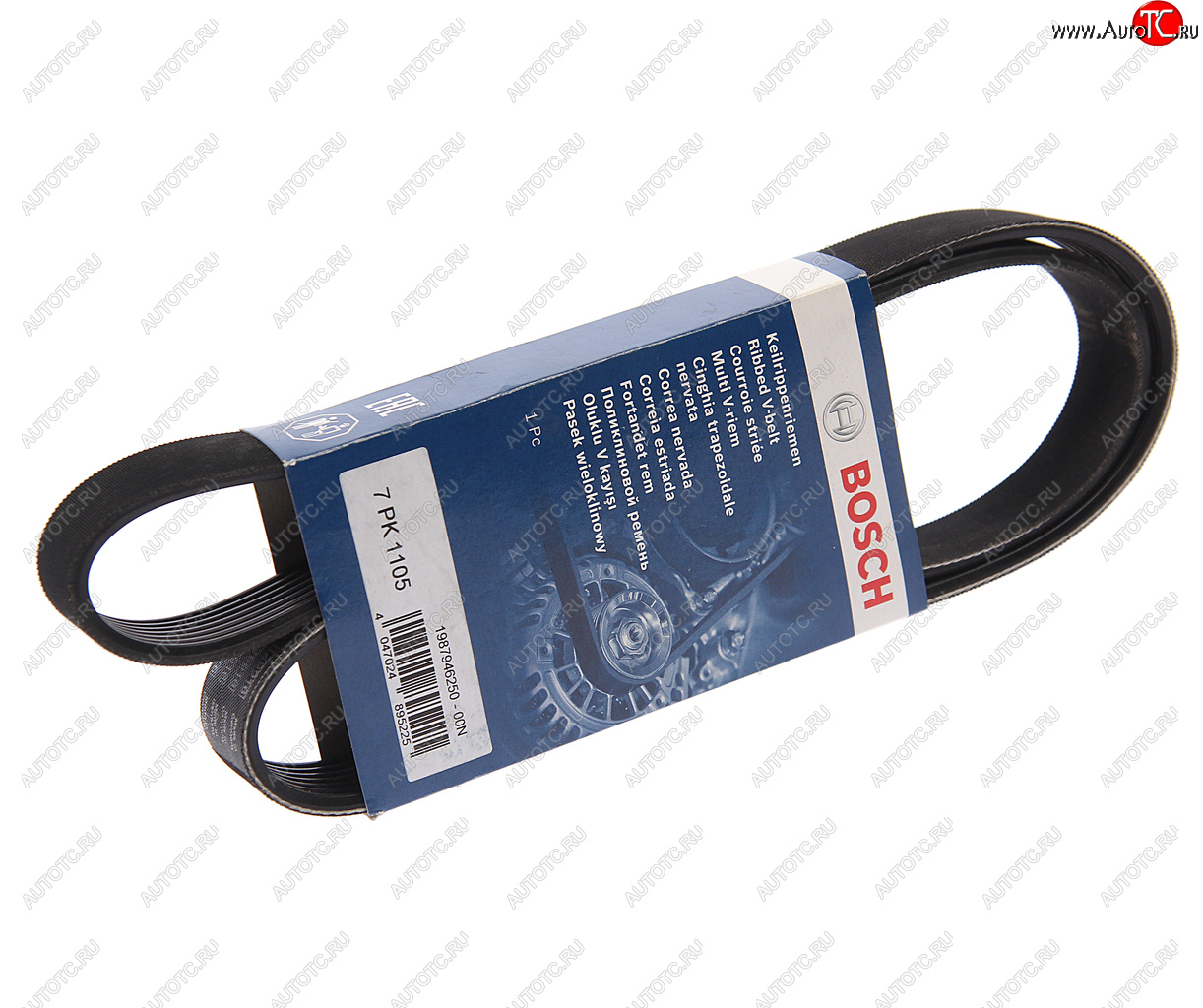 1 399 р. Ремень приводной поликлиновой 7РК1105 BOSCH BOSCH 1987946250 BOSCH 1987946250  с доставкой в г. Воронеж