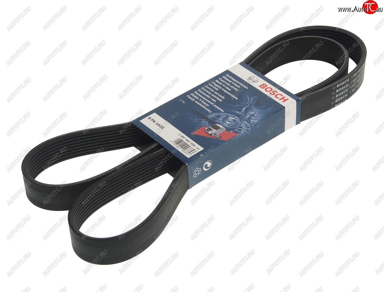 1 359 р. Ремень приводной поликлиновой 8PK1635 BOSCH BOSCH 1987947056  с доставкой в г. Воронеж