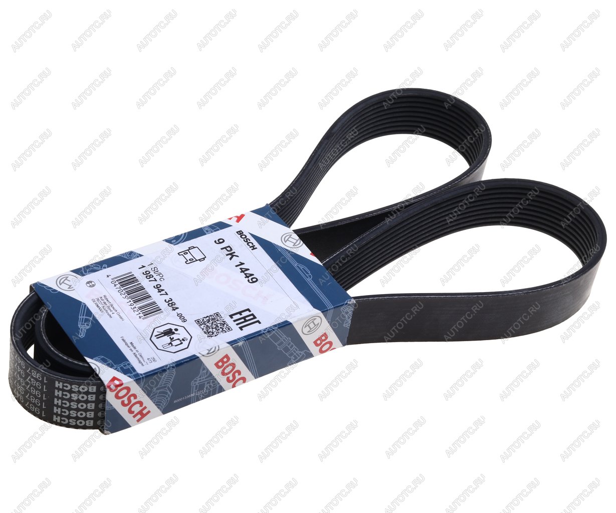2 879 р. Ремень приводной поликлиновой 9PK1449 BOSCH BOSCH 1987947384  с доставкой в г. Воронеж