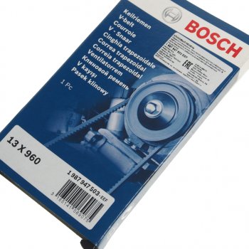 519 р. Ремень приводной клиновой 13X960 BOSCH BOSCH 1987947503  с доставкой в г. Воронеж. Увеличить фотографию 2