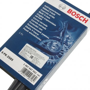 1 789 р. Ремень приводной поликлиновой 6PK2585 BOSCH BOSCH 1987947552  с доставкой в г. Воронеж. Увеличить фотографию 2