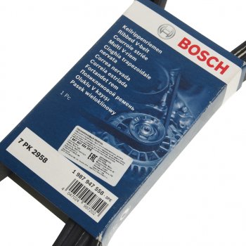 3 699 р. Ремень приводной поликлиновой 7PK2958 BOSCH BOSCH 1987947558 BOSCH 1987947558  с доставкой в г. Воронеж. Увеличить фотографию 2