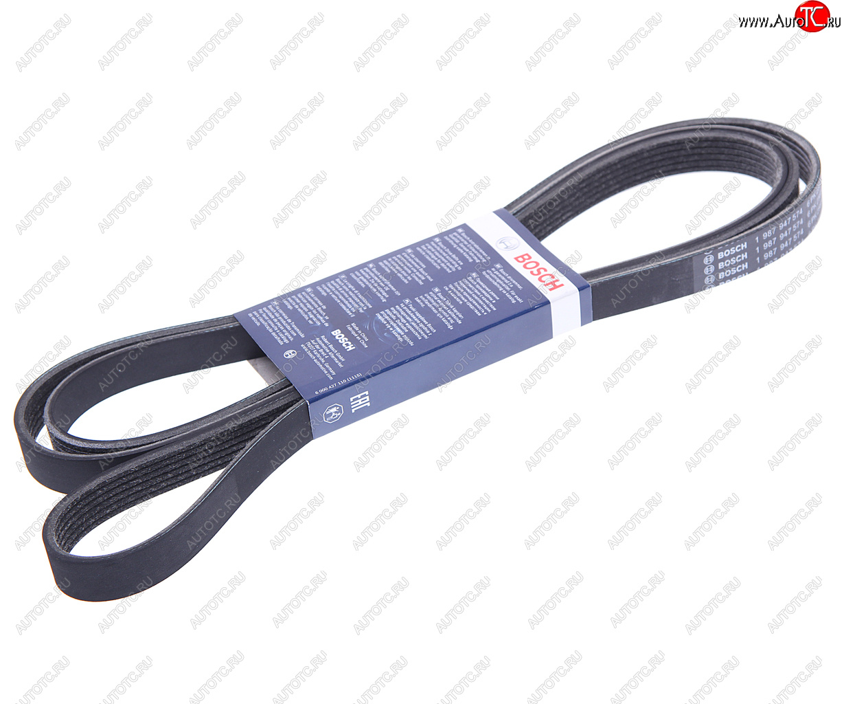 2 389 р. Ремень приводной поликлиновой 6PK2565 MITSUBISHI Outlander (06-) BOSCH BOSCH 1987947574  с доставкой в г. Воронеж