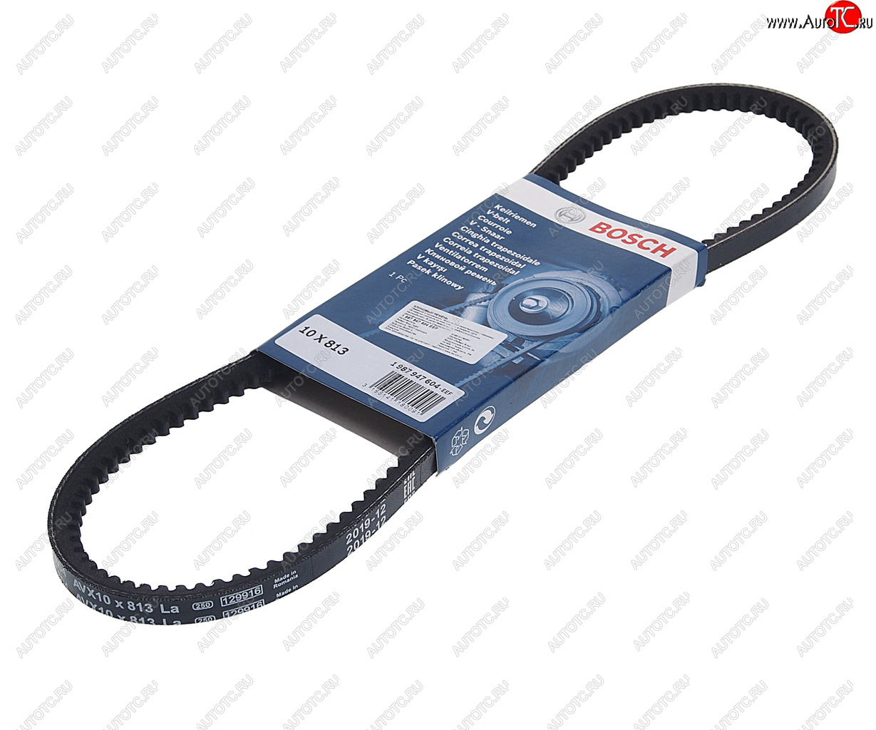 279 р. Ремень приводной клиновой 10х813 BMW 3 (E30) BOSCH BOSCH 1987947604 BOSCH 1987947604  с доставкой в г. Воронеж