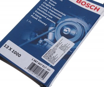 499 р. Ремень приводной клиновой 13х1000 FORD Ranger BOSCH BOSCH 1987947617 BOSCH 1987947617  с доставкой в г. Воронеж. Увеличить фотографию 2