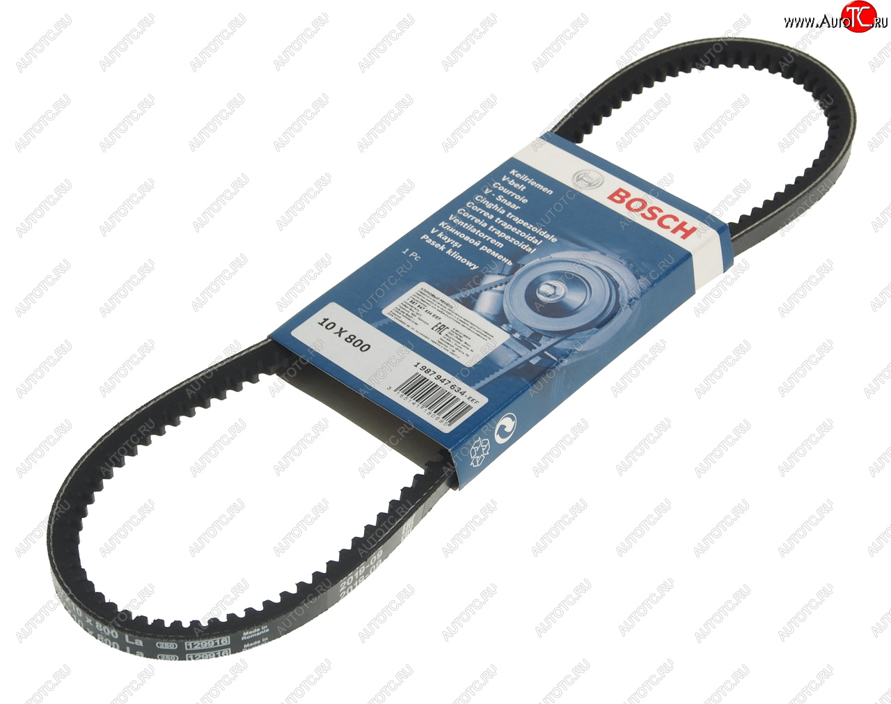 329 р. Ремень приводной клиновой 10х800 BOSCH BOSCH 1987947634  с доставкой в г. Воронеж