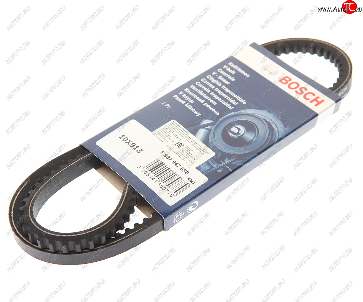 329 р. Ремень приводной клиновой 10Х913 BOSCH BOSCH 1987947638  с доставкой в г. Воронеж