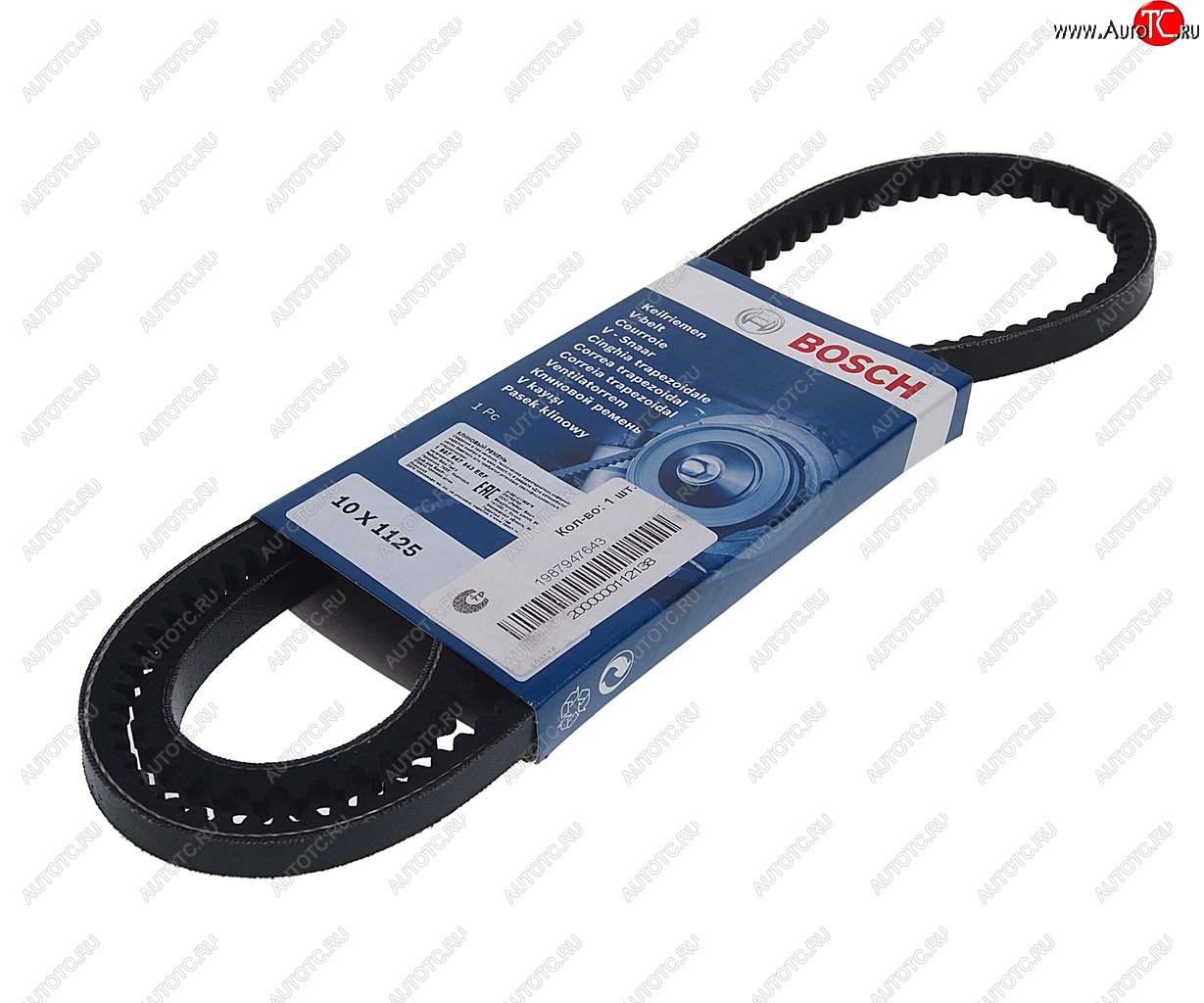 399 р. Ремень приводной клиновой 10х1125 BOSCH BOSCH 1987947643  с доставкой в г. Воронеж