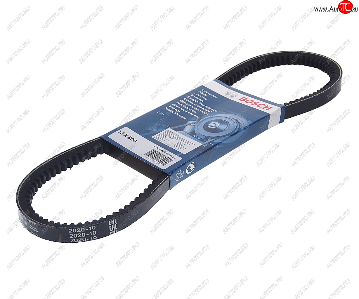 379 р. Ремень приводной клиновой 13х800 BOSCH BOSCH 1987947649 BOSCH 1987947649  с доставкой в г. Воронеж