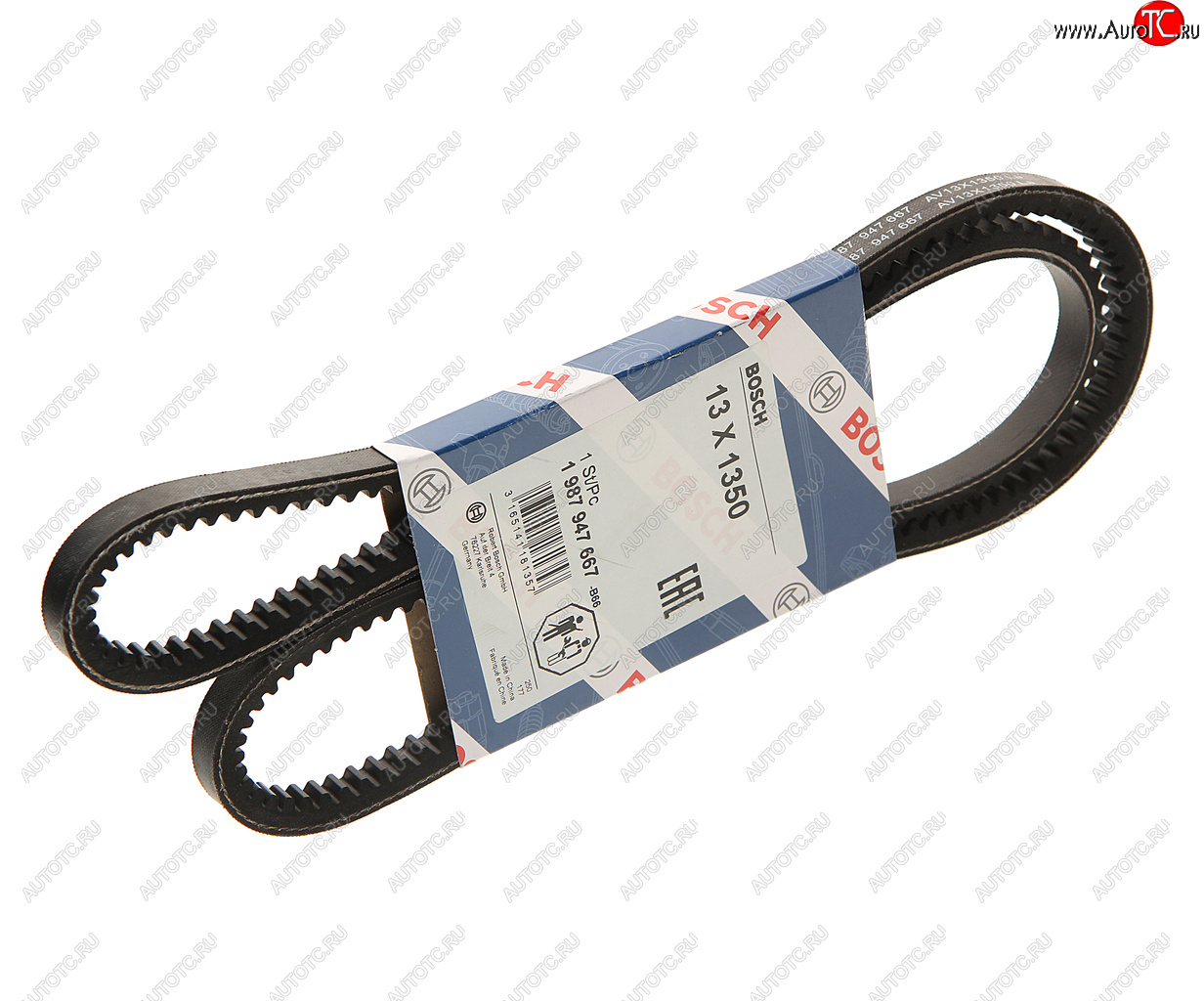 729 р. Ремень приводной клиновой 13х1350 BOSCH BOSCH 1987947667  с доставкой в г. Воронеж