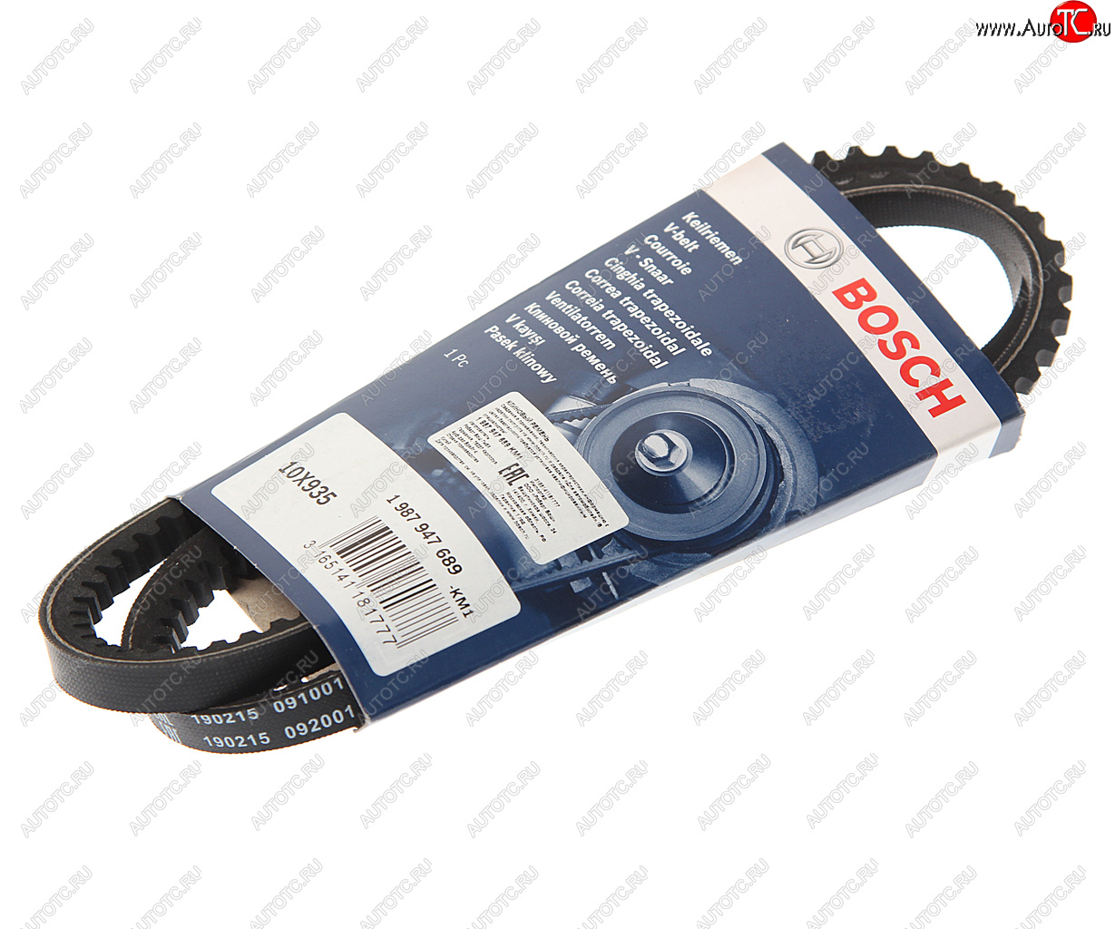 349 р. Ремень приводной клиновой 10х935 BOSCH BOSCH 1987947689  с доставкой в г. Воронеж
