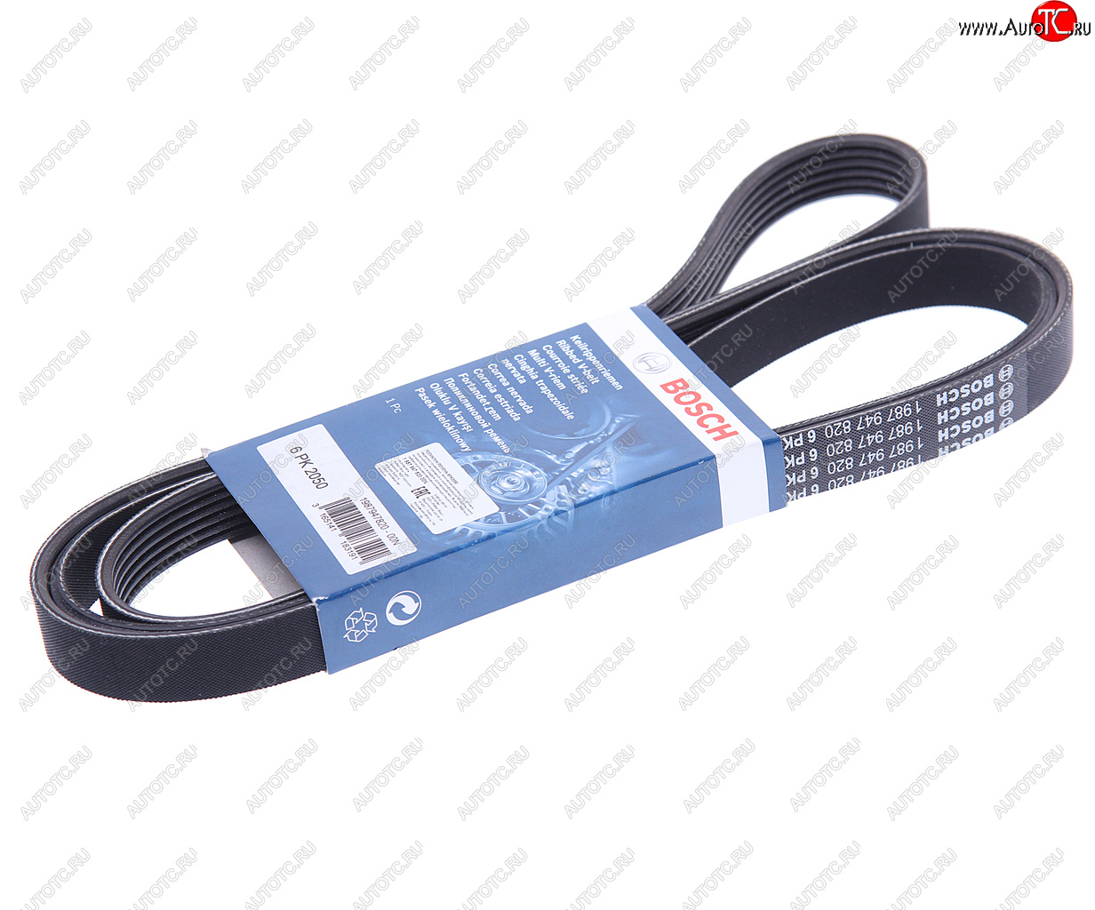 1 219 р. Ремень приводной поликлиновой 6PK2050 BOSCH BOSCH 1987947820  с доставкой в г. Воронеж