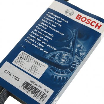 729 р. Ремень приводной поликлиновой 5PK1165 BOSCH BOSCH 1987947841  с доставкой в г. Воронеж. Увеличить фотографию 2