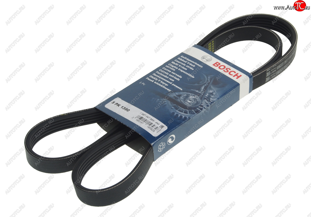 1 079 р. Ремень приводной поликлиновой 5PK1390 BOSCH BOSCH 1987947864  с доставкой в г. Воронеж