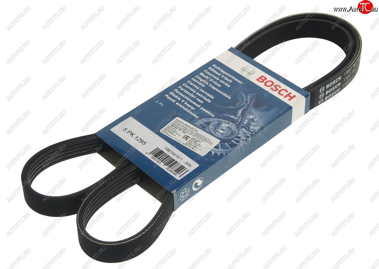 999 р. Ремень приводной поликлиновой 5PK1295 BOSCH BOSCH 1987947871 BOSCH 1987947871  с доставкой в г. Воронеж