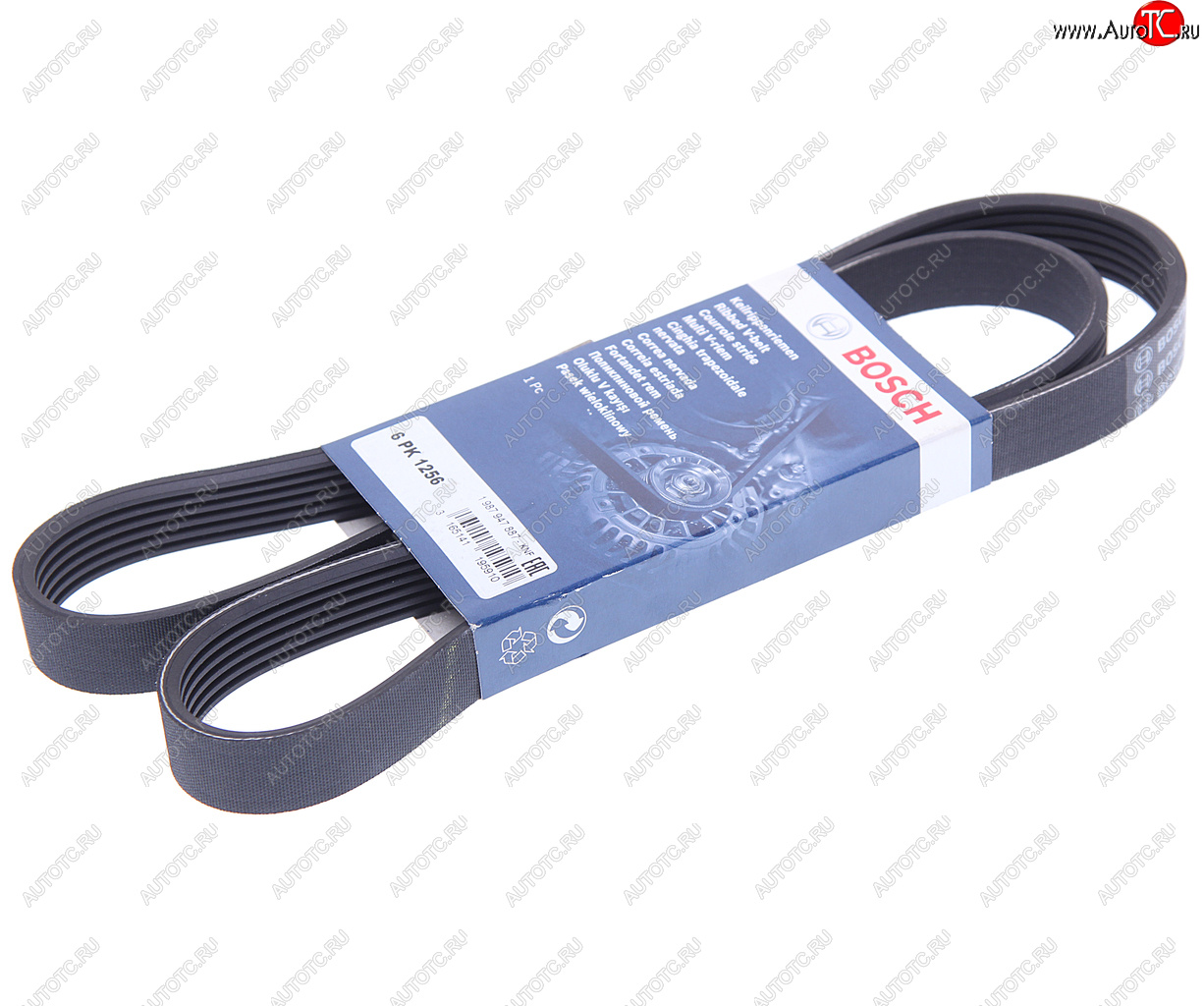 1 089 р. Ремень приводной поликлиновой 6PK1256 HYUNDAI Elantra (06-),i30 KIA Ceed генератора BOSCH BOSCH 1987947887  с доставкой в г. Воронеж