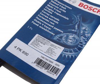 599 р. Ремень приводной поликлиновой 4PK890 BOSCH BOSCH 1987947898 BOSCH 1987947898  с доставкой в г. Воронеж. Увеличить фотографию 2