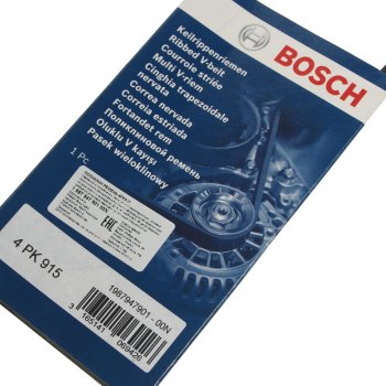 529 р. Ремень приводной поликлиновой 4PK915 BOSCH BOSCH 1987947901  с доставкой в г. Воронеж. Увеличить фотографию 2
