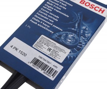559 р. Ремень приводной поликлиновой 4PK1520 BOSCH BOSCH 1987947907  с доставкой в г. Воронеж. Увеличить фотографию 2