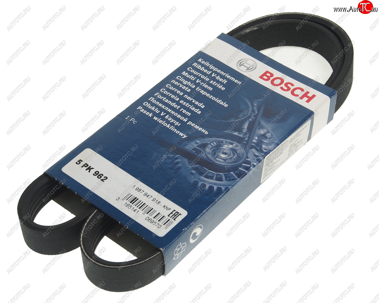 629 р. Ремень приводной поликлиновой 5PK962 BOSCH BOSCH 1987947918  с доставкой в г. Воронеж