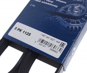 849 р. Ремень приводной поликлиновой 5PK1125 BOSCH BOSCH 1987947927  с доставкой в г. Воронеж. Увеличить фотографию 2