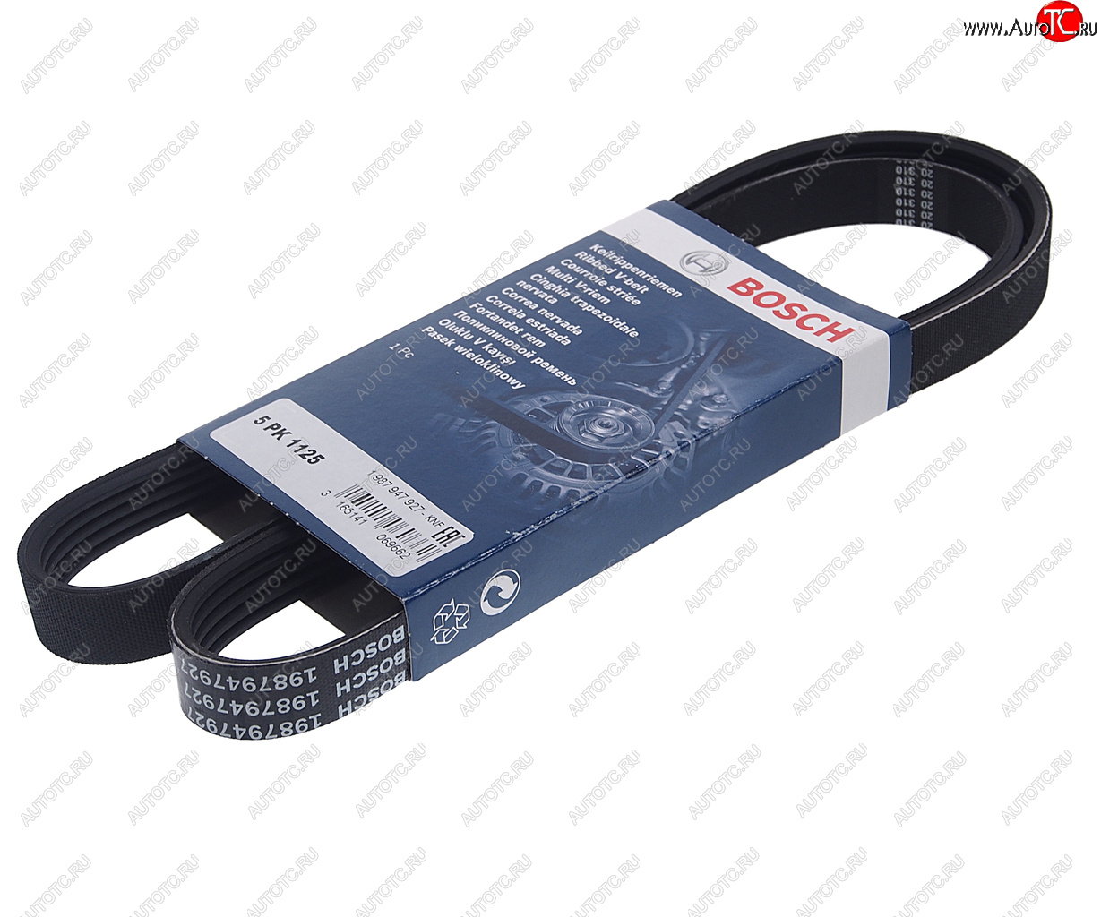 849 р. Ремень приводной поликлиновой 5PK1125 BOSCH BOSCH 1987947927  с доставкой в г. Воронеж