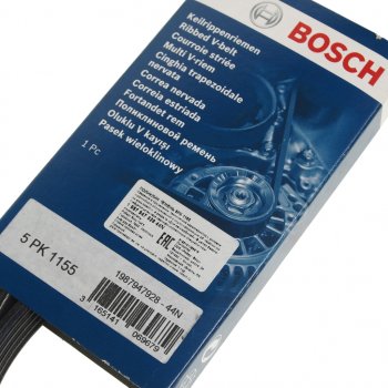 839 р. Ремень приводной поликлиновой 5PK1155 BOSCH BOSCH 1987947928  с доставкой в г. Воронеж. Увеличить фотографию 2