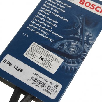 739 р. Ремень приводной поликлиновой 5PK1225 BOSCH BOSCH 1987947929 BOSCH 1987947929  с доставкой в г. Воронеж. Увеличить фотографию 2